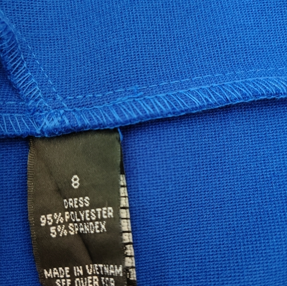 AB Studio Dress Color Blue  Size 8 - Picture 9 of 10